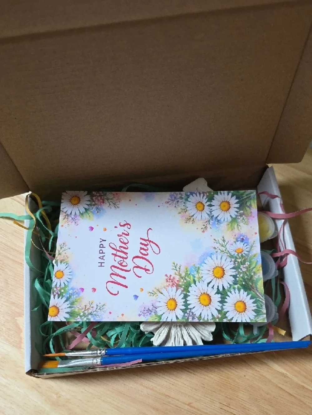 DIY Paint It Yourself Mother's Day Craft Paint Kit with Daisy Accent